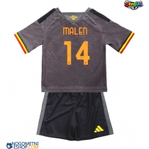 Otroški Nogometni dresi AS Roma Donyell Malen #14 Tretji 2026-27 Kratek Rokav (+ Kratke hlače)